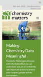 Mobile Screenshot of chemistry-matters.com