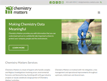 Tablet Screenshot of chemistry-matters.com